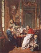 Francois Boucher An Afternoon Meal oil